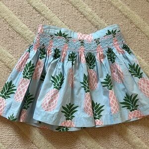 Hand Smocked Pineapple Skirt